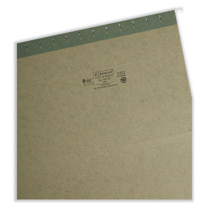 Hanging Folders, Legal Size, 1/3-cut Tabs, Standard Green, 25/box