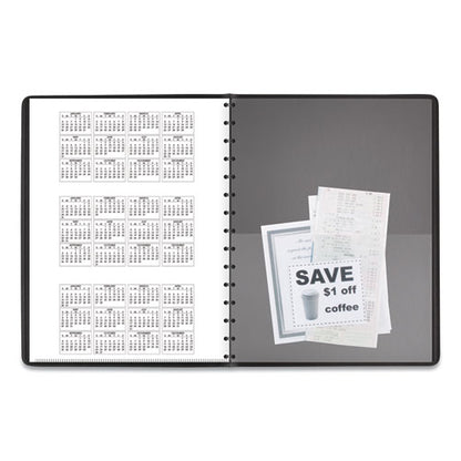 Four-person Group Daily Appointment Book, 11 X 8, Black Cover, 12-month (jan To Dec): 2024