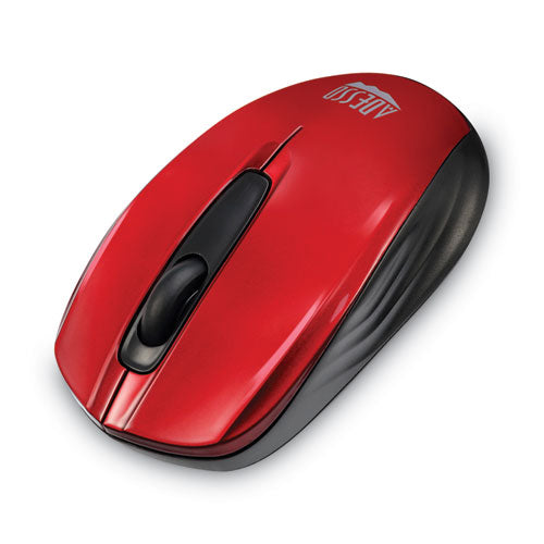 Imouse S50 Wireless Mini Mouse, 2.4 Ghz Frequency/33 Ft Wireless Range, Left/right Hand Use, Red