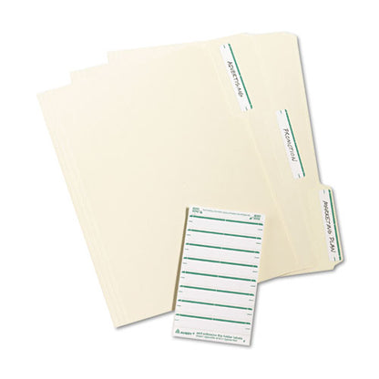 Printable 4" X 6" - Permanent File Folder Labels, 0.69 X 3.44, White, 7/sheet, 36 Sheets/pack, (5203)