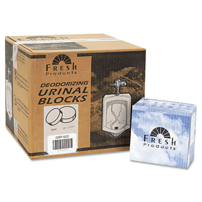 Urinal Deodorizer Blocks, Cherry Scent, 3 Oz, Red, 12/box, 12 Boxes/carton
