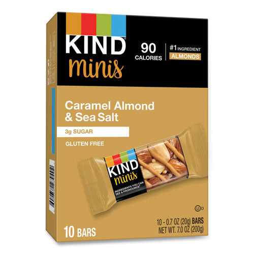 Minis, Caramel Almond Nuts/sea Salt, 0.7 Oz, 10/pack