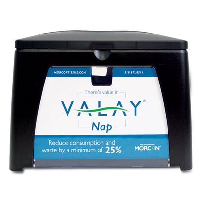 Valay Table Top Napkin Dispenser, 6.5 X 8.4 X 6.3, Black