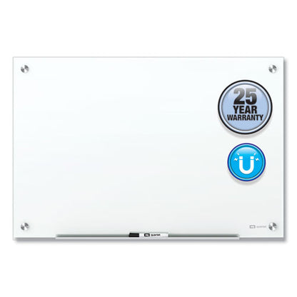Brilliance Glass Dry-erase Boards, 24 X 18, White Surface