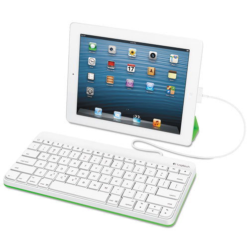 Wired Keyboard For Ipad, Apple Lightning, White