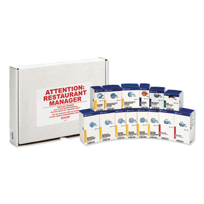Smartcompliance Restaurant First Aid Cabinet Refill, 214 Pieces