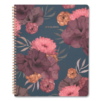 Dark Romance Weekly/monthly Planner, Dark Romance Floral Artwork, 11 X 8.5, Multicolor Cover, 13-month (jan-jan): 2024-2025