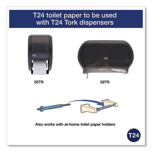 Universal Bath Tissue, Septic Safe, 2-ply, White, 500 Sheets/roll, 96 Rolls/carton