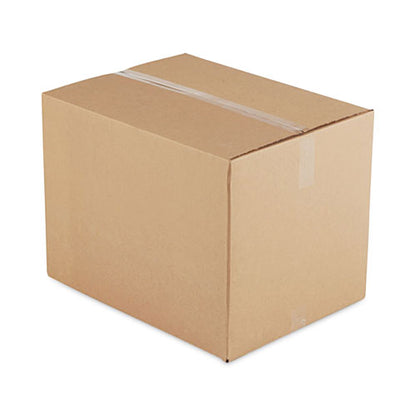 Fixed-depth Brown Corrugated Shipping Boxes, Regular Slotted Container (rsc), Large, 12" X 12" X 7", Brown Kraft, 25/bundle