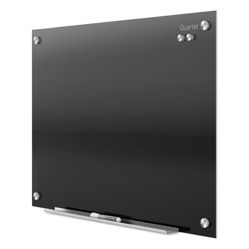 Infinity Glass Marker Board, 96 X 48, Black Surface