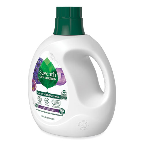 Natural Liquid Laundry Detergent, Fresh Lavender, 135 Oz Bottle, 4/carton