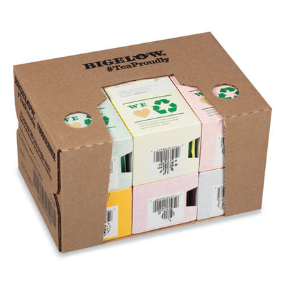 Assorted Tea Packs, Six Flavors, 28/box, 168/carton