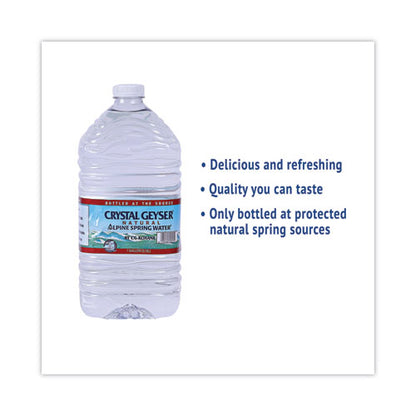 Alpine Spring Water, 1 Gal Bottle, 6/carton