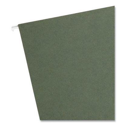 Box Bottom Hanging File Folders, 2" Capacity, Legal Size, Standard Green, 25/box