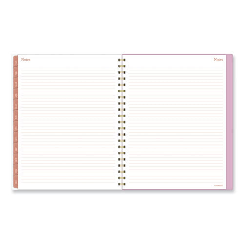 Cher Weekly/monthly Planner, Plaid Artwork, 11 X 9.25, Pink/blue/orange Cover, 12-month (jan To Dec): 2024