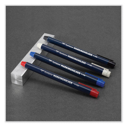 Mechanical Wax-based Marking Pencil Refills. 4.4 Mm, Black, 10/box