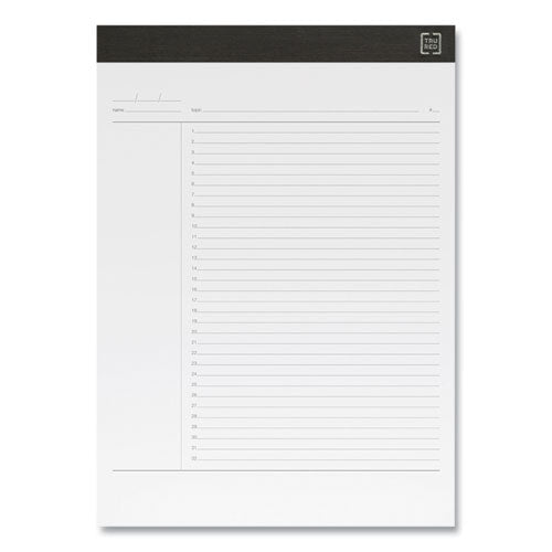 Notepads, Project-management Format, 50 White 8.5 X 11.75 Sheets, 6/pack