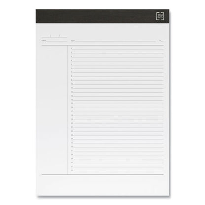 Notepads, Project-management Format, 50 White 8.5 X 11.75 Sheets, 6/pack