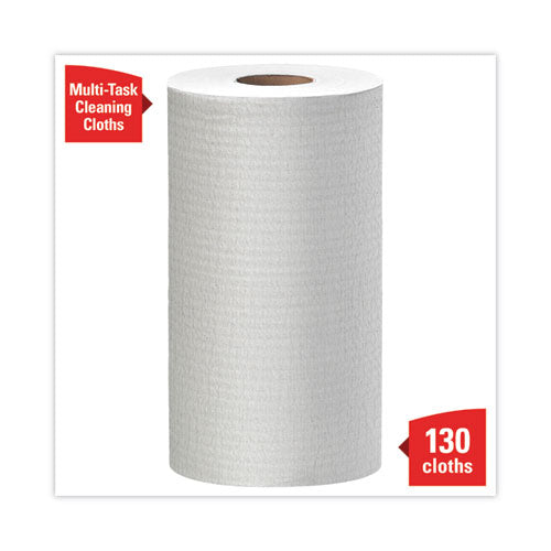 General Clean X60 Cloths, Small Roll, 9.8 X 13.4, White, 130/roll, 12 Rolls/carton