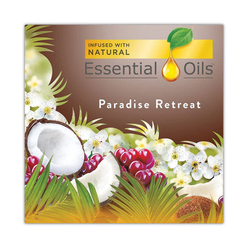 Life Scents Scented Oil Refills, Paradise Retreat, 0.67 Oz, 2/pack, 6 Packs/carton