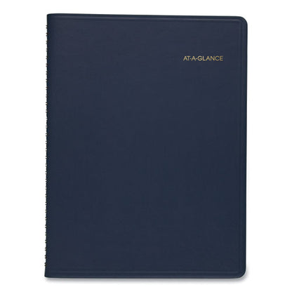 Weekly Appointment Book, 11 X 8.25, Navy Cover, 13-month (jan To Jan): 2024 To 2025