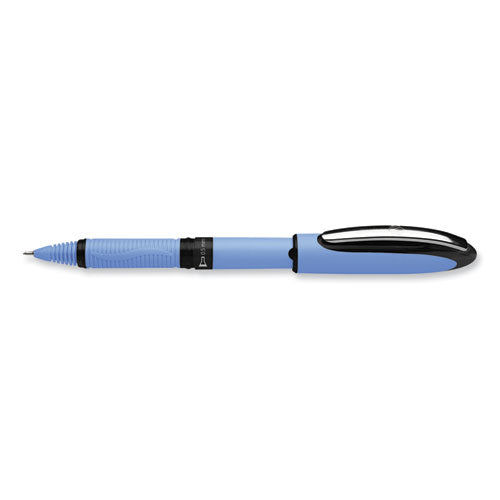 One Hybrid N Roller Ball Pen, Stick, Fine 0.5 Mm, Black Ink, Blue Barrel, 10/box