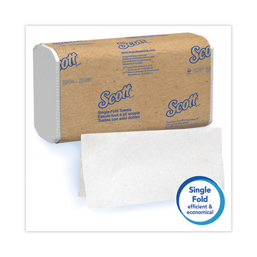 Essential Single-fold Towels, Absorbency Pockets, 9.3 X 10.5, 250/pack, 16 Packs/carton