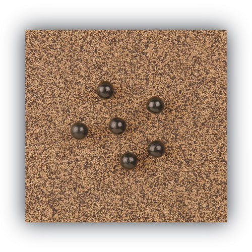 Tech Cork Board, 48 X 36, Tan Surface, Silver/black Aluminum Frame