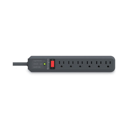 Guardian Surge Protector, 6 Ac Outlets, 15 Ft Cord, 540 J, Gray