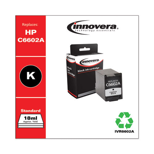 Remanufactured Black Ink, Replacement For 21 (c9351an), 190 Page-yield