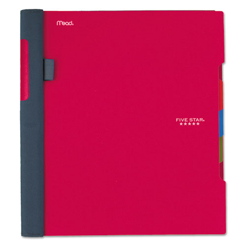 Advance Wirebound Notebook, Six Pockets, 3-subject, Medium/college Rule, Randomly Assorted Cover Color, (150) 11 X 8.5 Sheets