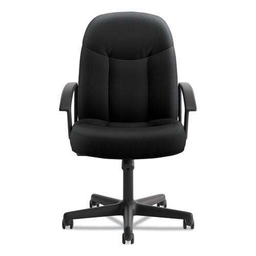 Hvl601 Series Executive High-back Chair, Supports Up To 250 Lb, 17.44" To 20.94" Seat Height, Black