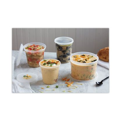 Newspring Delitainer Microwavable Container, 32 Oz, 4.55 X 4.55 X 5.55, Natural, Plastic, 480/carton