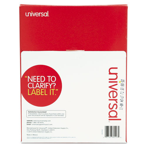 White Labels, Inkjet/laser Printers, 2 X 4, White, 10/sheet, 100 Sheets/box