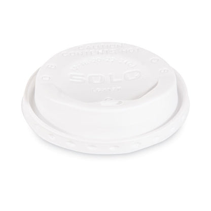 The Gourmet Lid Hot Cup Lids For Trophy Plus, Fits 12 Oz To 20 Oz, White, 1,500/carton