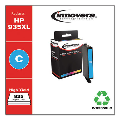 Remanufactured Cyan High-yield Ink, Replacement For 935xl (c2p24an), 825 Page-yield