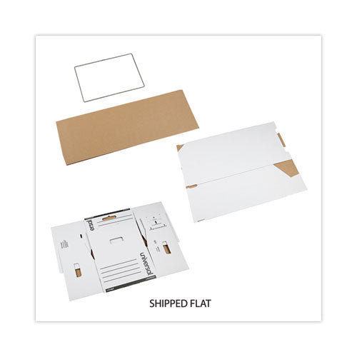 Heavy-duty Storage Drawers, Legal Files, 17.25" X 25.5" X 11.5", White, 6/carton