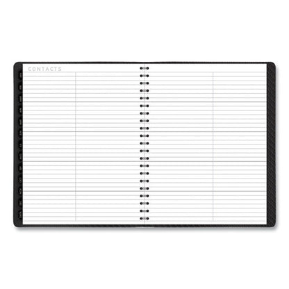 Contemporary Weekly/monthly Planner, Vertical-column Format, 11 X 8.25, Graphite Cover, 12-month (jan To Dec): 2024