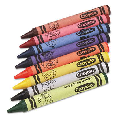 Jumbo Classpack Crayons, 25 Each Of 8 Colors, 200/set