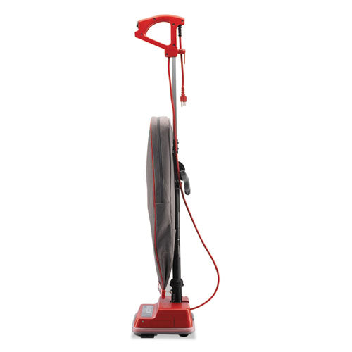 U2000r-1 Upright Vacuum, 12" Cleaning Path, Red/gray