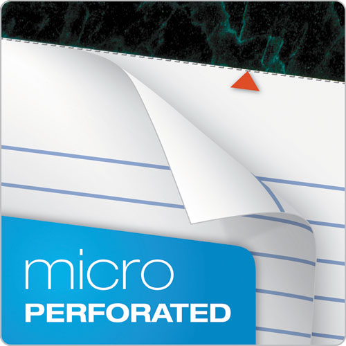 Docket Ruled Perforated Pads, Narrow Rule, 50 White 5 X 8 Sheets, 12/pack