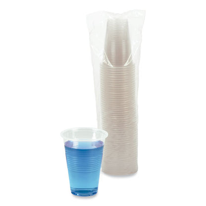 Translucent Plastic Cold Cups, 16 Oz, Polypropylene, 50/pack