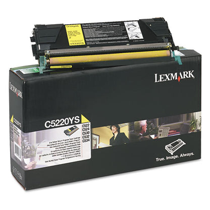 C5220ys Return Program Toner, 3,000 Page-yield, Yellow