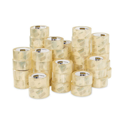 3750 Commercial Grade Packaging Tape With Dispenser, 3" Core, 1.88" X 54.6 Yds, Clear, 48/pack