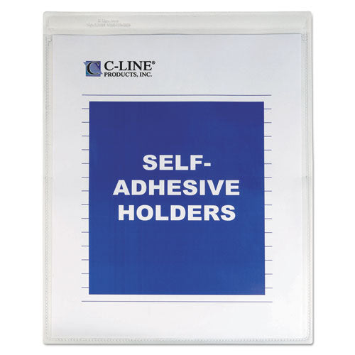 Self-adhesive Shop Ticket Holders, Super Heavy, 50 Sheets, 9 X 12, 50/box