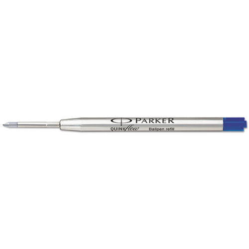 Refill For Parker Ballpoint Pens, Medium Conical Tip, Blue Ink