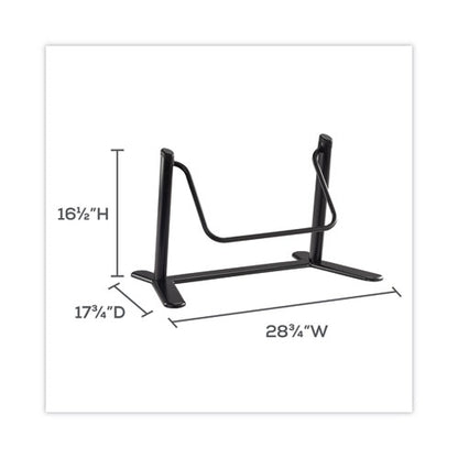Dynamic Footrest, 29w X 17.75d X 16.5h, Black