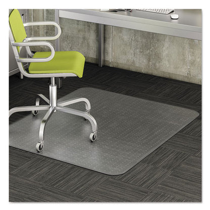 Duramat Moderate Use Chair Mat, Low Pile Carpet, Flat, 46 X 60, Rectangle, Clear