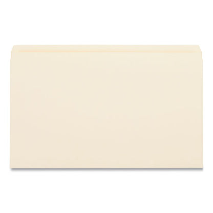 Double-ply Top Tab Manila File Folders, Straight Tabs, Legal Size, 0.75" Expansion, Manila, 100/box