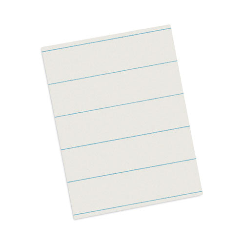 Ruled Newsprint Paper, 3/8" Short Rule, 8.5 X 11, 500/pack